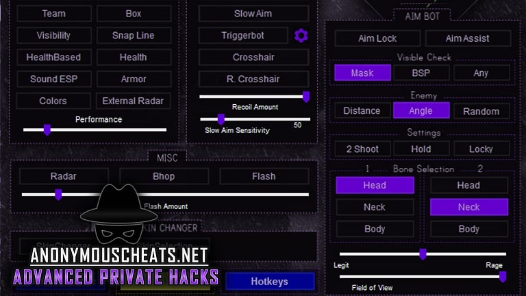Multi-hack features